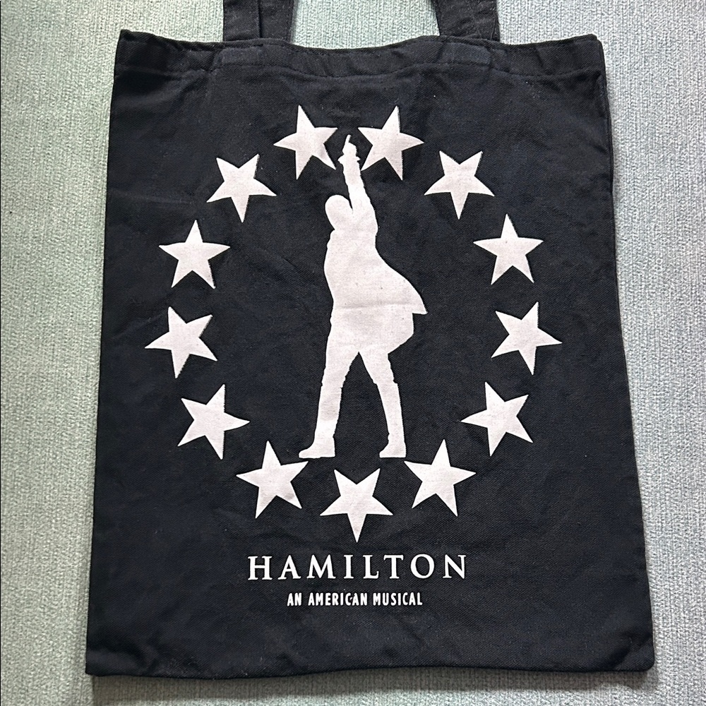 Black Hamilton Tote Bag